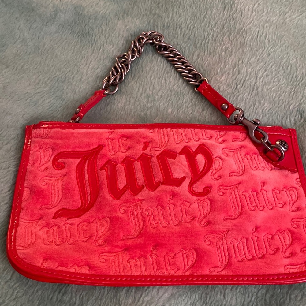 Vintage Juicy Couture wristlet pouch.